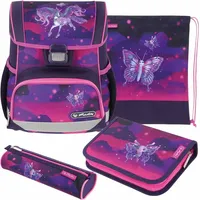 Herlitz Schulranzen Set Loop Plus Magic Unicorn 10-teilig gefüllt