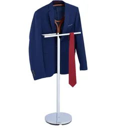 Relaxdays Herrendiener 120 x 45 x 28 cm Braun