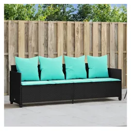 vidaXL Sonnenliege 368352 200 x 65 x 30 cm Schwarz