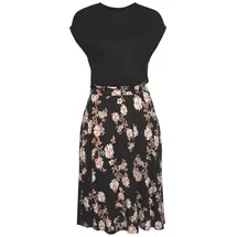 LASCANA Jerseykleid Shirtkleid Mehrfarbig 46