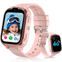 Kesasohe Smartwatch Kinder GPS, IP68 Wasserdicht Kinder Smartwatch GPS Kinderuhr mit Spiel Wecker, Geschenk für Jungen Mädchen Student
