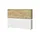 Möbel Kraft Highboard 166 x 132 x 40 cm Weiß
