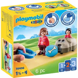 Playmobil 1.2.3 Mein Schiebehund 70406