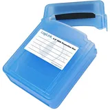 Logilink UA0132 Festplatte Schutzhülle für 2x (2,5 Zoll) HDD, blau