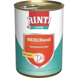 RINTI Canine Niere/Renal Huhn 400g zur Unterstützung der Nierenfunktion bei Hunden