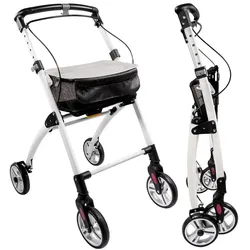 Lösch Reha Rollator Casa schmal für Wohnung & Innenbereich Weiß