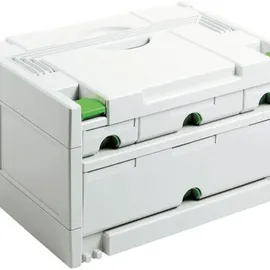 Festool Systainer SYS 3-SORT/4 mit 4 Schubladen grau 39,5x21x29,5 cm