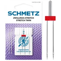 SCHMETZ | Zwillings-Stretch | 4.0/75 | 1 Nähmaschinennadel