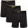 Reebok Trunk REEBOK "HUTTON", Herren, Gr. S (4), schwarz, Obermaterial: 92% Polyester, 8% Elasthan, unifarben, Unterhosen, basic, bequem, weich, feuchtigkeitsregulierend, mit Logo, breiter Bund