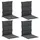 GO-DE Sitzauflage 46 x 108 cm grau 4 St.