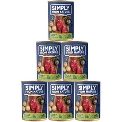 SIMPLY FROM NATURE Ziegenfleisch mit Kartoffeln 6 x 400 g