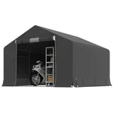 Outsunny Garagenzelt 300 x 300 x 210 cm wasserdicht Silber