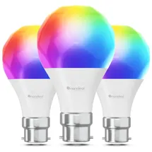 Nanoleaf Essentials Matter Smart Bulb B22 LED-Leuchtmittel 3er-Pack