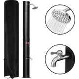 Solardusche 35L(mit Schutzabdeckung) Pooldusche Sommerdusche Gartendusche Außendusche
