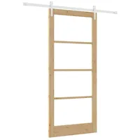 vidaXL Schiebetür rechts 93 x 211 cm Braun