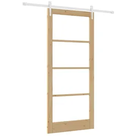 vidaXL Schiebetür rechts 93 x 211 cm Braun