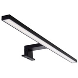 SO-TECH® LED Spiegelleuchte Aufbauleuchte SKY Schrankleuchte fürs Bad Hohe Lichtleistung, LED fest integriert, Neutralweiß, Länge 600 mm 230V / 8W schwarz schwarz 60 cm