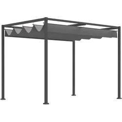 Outsunny Pergola Metall, Polyester