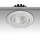 ISOLED LED Einbaustrahler Glas Metall 3,0 cm IP65 8W 650lm warmweiß