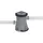 BESTWAY Steel Pro Max Frame Pool Set 366 x 76 cm lichtgrau inkl. Filterpumpe