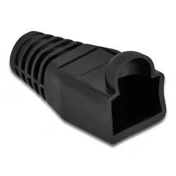 Delock Strain relief for RJ45 plug - Netzwerkkabel-Knickschutz - Schwarz (Packun