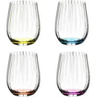 Riedel Tumbler Collection Optical Happy O Glas 0,344 l 4 St.