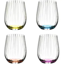 Riedel Tumbler Collection Optical Happy O Glas 0,344 l 4 St.