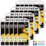 120 Duracell Activair Hörgerätebatterien Größe 10 Zink-Luft 1,45V Quecksilberfre