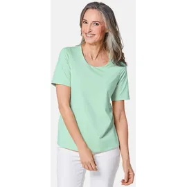 GOLDNER Kurzgröße Knitterarmes Shirt mintgrün 26