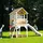 Axi Spielhaus Sarah 370 x 291 x 191 cm Braun