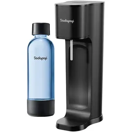 Sodapop Joy Eco black + PET-Flasche + Zylinder