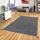 Pergamon Natur Teppich Kelim Prico Anthrazit 200x300cm
