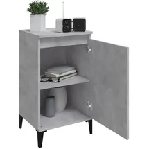 vidaXL Nachtschrank Betongrau 40 x 35 x 70 cm Grau
