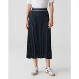 Opus Damen Midirock | Plisseerock RONTI Sport A-Linie mit elastischem Bund Coal Blue, 36