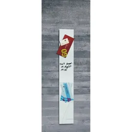 Sigel Glas-Magnettafel artverum® 12,0 x 78,0 cm weiß