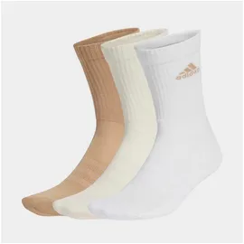 adidas Performance Funktionssocken CUSHIONED CREW SOCKEN, 3 PAAR (3-Paar) weiß M (40/42)