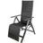 Lex Venezia Relaxsessel 60 x 72 x 110 cm anthrazit klappbar
