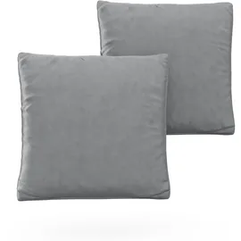 sit&more Luxor Sofakissen 50 x 50 cm Grau