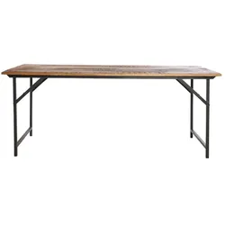 House Doctor Klapp Tisch Party, Helles Holz, 180 x 80 x 74 cm