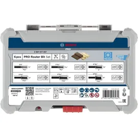 Bosch Nutfräser Set 1/4 Zoll 6-teilig