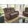Jockenhöfer 2-Sitzer JOCKENHÖFER GRUPPE "Cleveland, B: 153 cm", grau (grau, braun), B:153cm H:103cm T:93cm, Sofas, mit Relax- & Liegefunktion, Federkern-Polsterung