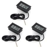 3Pcs LCD Digital Thermometer temperaturfühler Sensor Tester für Kühlschrank F...