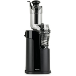H.Koenig Vertikale Kompakt-Saftpresse GSX16 / 0,8 L / Edelstahl / BPA-frei / sanfter Druck / langsame Rotation / geräuschlos / 250 W