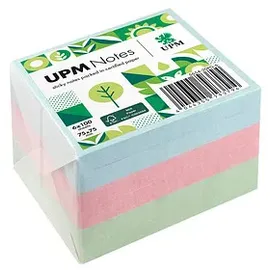 upm notes Pastellmix Haftnotizen doppelte Haftung farbsortiert, 6 Blöcke