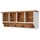 DESIGN DELIGHTS Wandgarderobe Vintage 70 70 x 27 x 11 cm Weiß