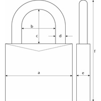 ABUS Vorhängeschloss ABUS 155/30