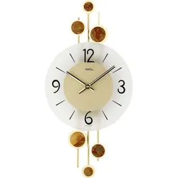 Wanduhr modern 23 x 47 x 5 cm - AMS Modell: 9389