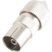 ShiverPeaks -BASIC-S--Koaxialkupplung, Metall (Kupplung), Antennenkabel