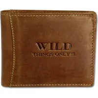 Wild Things Only Herren Brieftasche Geldbörse braun Leder OPJ103O