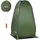 Outsunny Duschzelt Polyester Stahl 126L x 124B x 189H cm